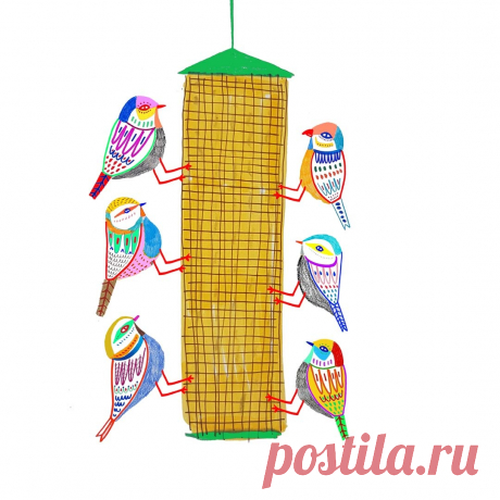 bird feeder, illustration, at, design, freelance illustrator, illustration artist, hire an illustrator, animal art, birds, - Ashley Percival Illustration