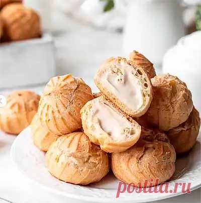 Вкусные профитроли на воде: необходимые ингредиенты, пошаговый рецепт