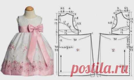 выкройки детских платьев рост 92 см бесплатно - Поиск в Google