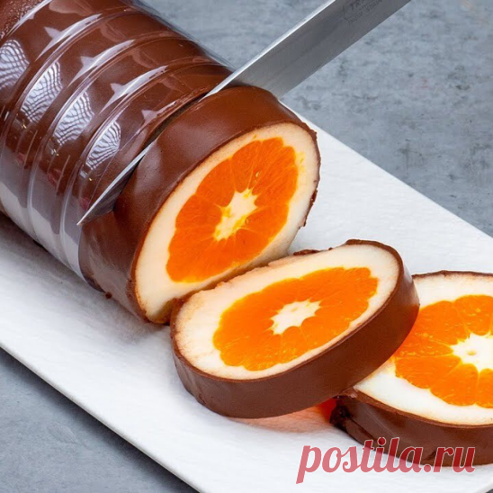 Однажды попробовав этот мандариновый десерт, вы влюбитесь в него! 🍊