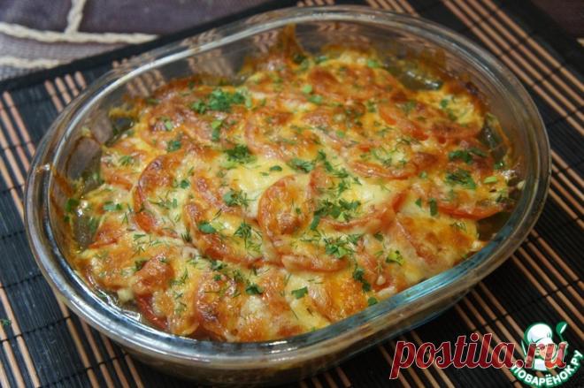 Запеканка с отбивными и баклажанами Кулинарный рецепт