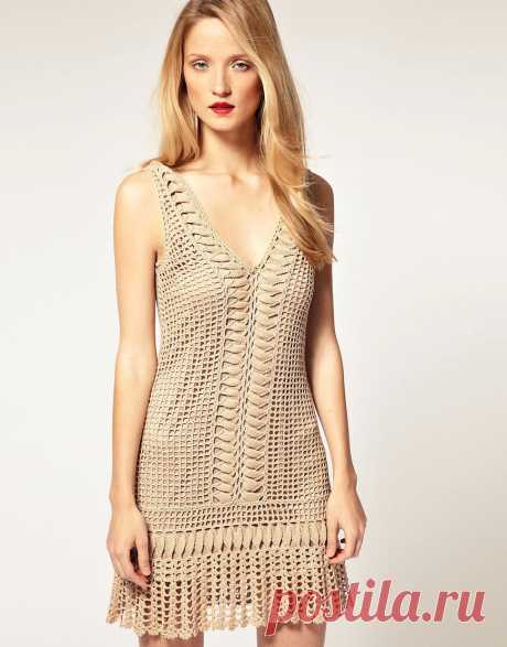 Узоры для гламурного платья от Karen Millen