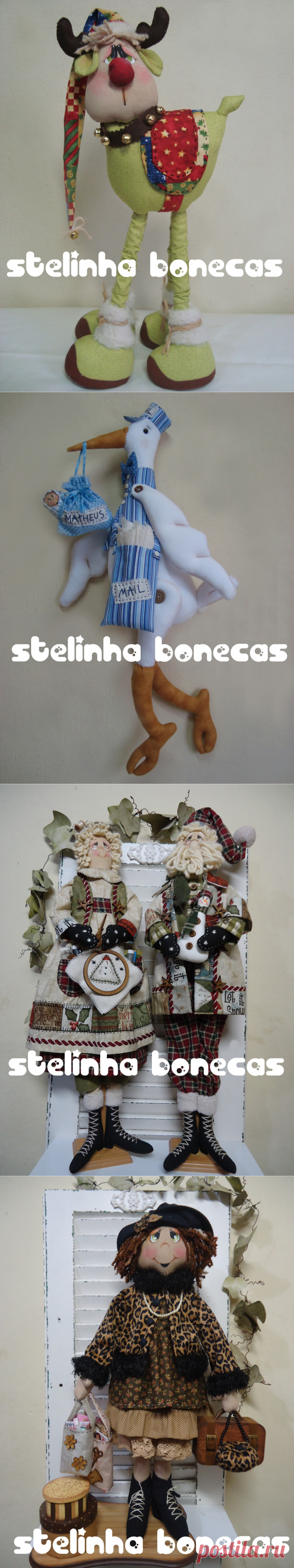 Мастер кукольник из Перу Stelinha Bonecas (Стелинха Бонекас) - текстильные куклы