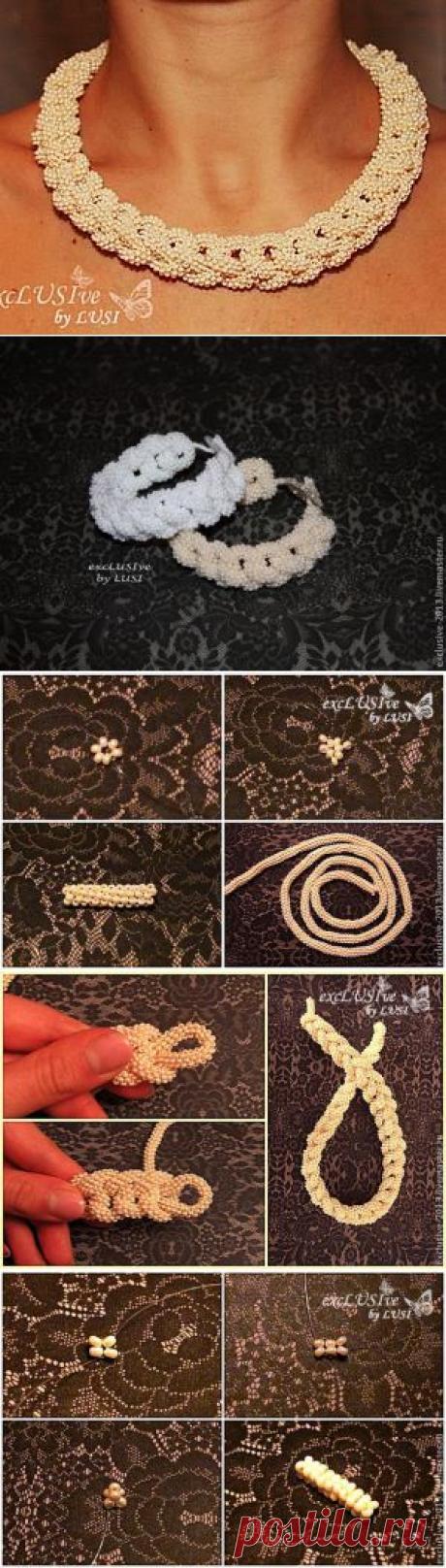 Ожерелье Pearl passion. МК Людмилы (excLUSIve-2013)