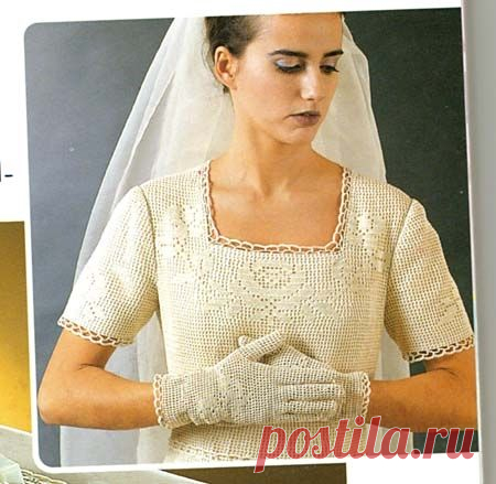 Фото - Свадебные платья - вязаные