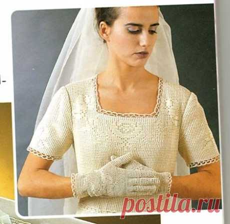 Фото - Свадебные платья - вязаные