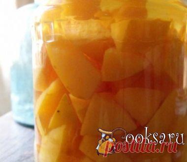 Компот из айвы на зиму  рецепт приготовления