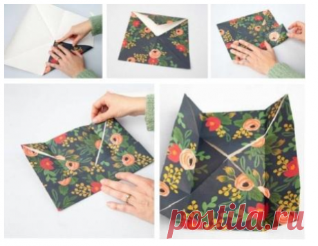 Развёртка коробки из картона - распечатать, скачать шаблоны