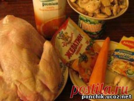 Куриный рулет, быстрого приготовления - Всё Фаршированное - Каталог Рецептов - ПОНЧИК