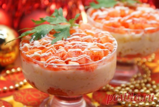 Салат с красной рыбой – Рецепт с фото. Рецепты. Салаты. Салаты с рыбой и морепродуктами