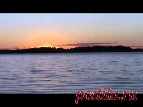 Футаж Пламенный закат - YouTube