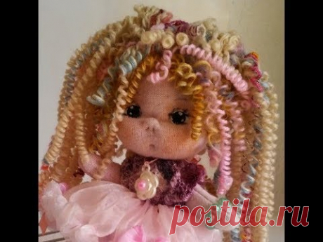 69.КАК СДЕЛАТЬ МИЛЫЕ КУДРЯШКИ ДЛЯ КУКЛЫ.Como hacer pelo rizado.Как