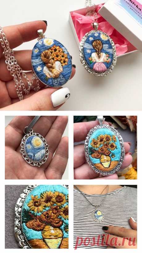 Van Gogh artwork jewelry