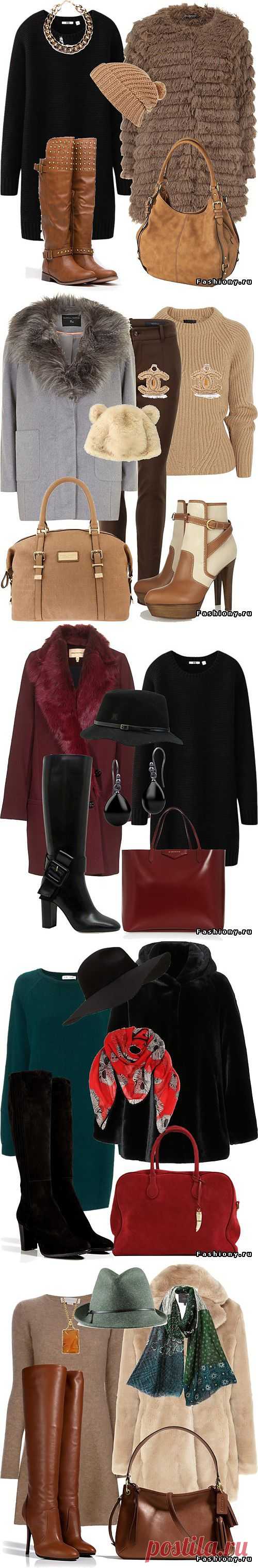 (+1) сообщ - 40 теплых образов для морозной зимы | Мода