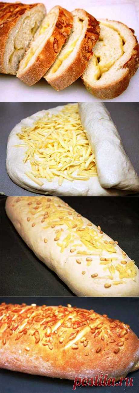 Домашний сырный хлеб