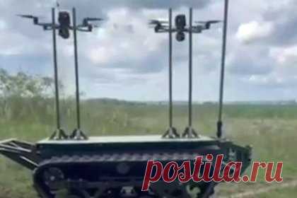 На Украине испытали наземного носителя FPV-дронов