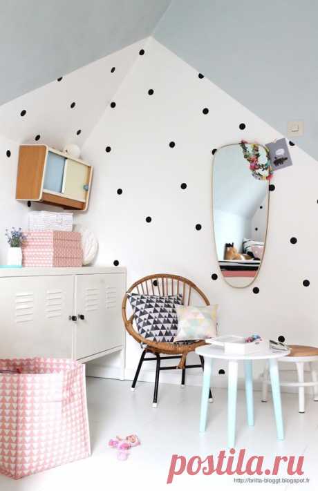 Спаленка в горошек