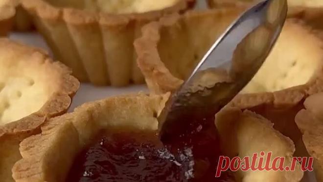 Корзиночки с начинкой и белковым кремом🍦