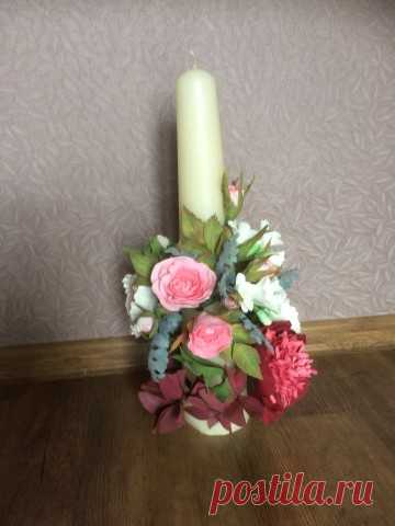 Интерьерная композиция со свечей - запись пользователя Татьяна (Татьяна) в сообществе Прочие виды рукоделия в категории Другие виды рукоделия