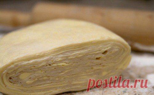 Тесто слоеное быстрого приготовления
