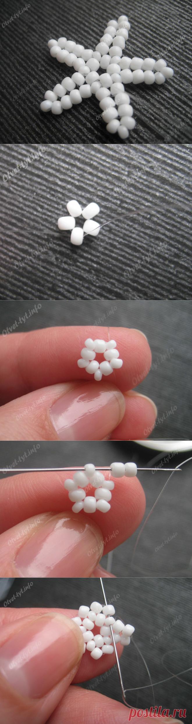 Мастер-класс по созданию морской звезды из бисера. | otvet-tyt