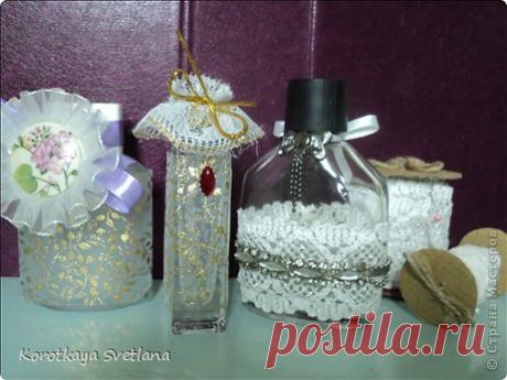 как украсить кружевом стеклянный флакон для духов - 2 853 картинки. Поиск Mail.Ru