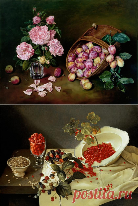 Фруктовые,аппетитные натюрморты..