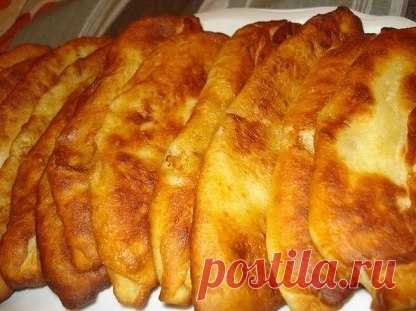 Тонкие пирожки с картошкой