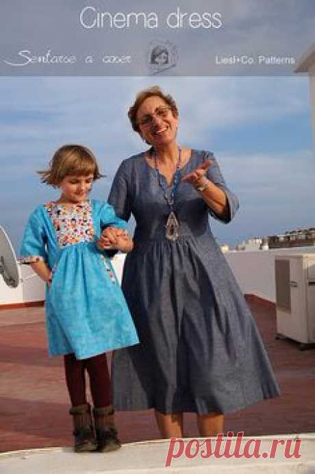 Удобная и стильная модель платья (cinema dress)