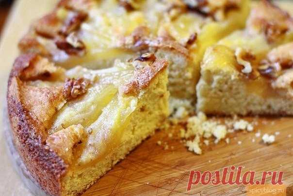 Как приготовить сказочный пирог грушевое наслаждение - рецепт, ингридиенты и фотографии