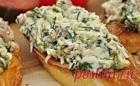 Бутерброды с печенью трески - СУПЕР ШЕФ