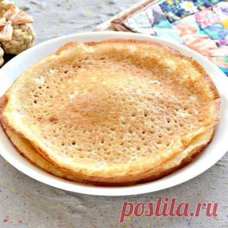 Как испечь тонкие блины? Вкусный рецепт, все просят добавки