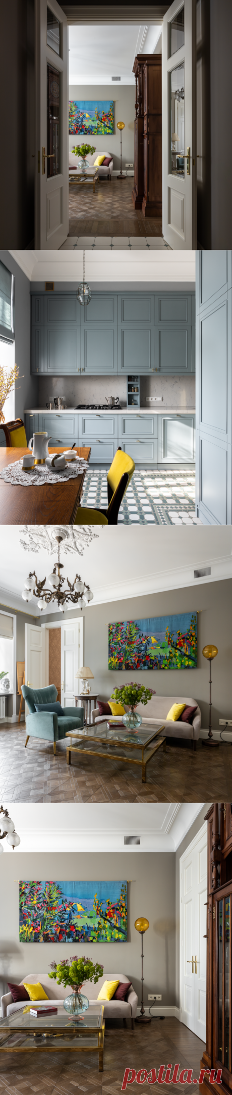 Квартира на Старом Арбате, 108 м² | AD Magazine Russia | Яндекс Дзен