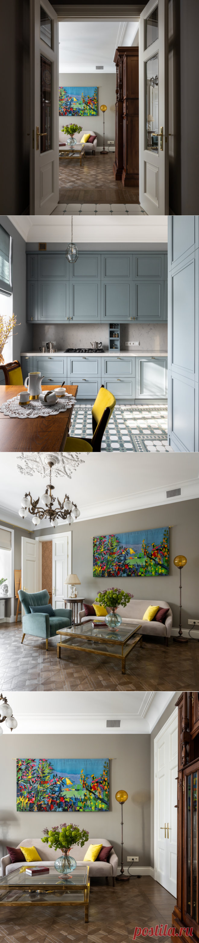 Квартира на Старом Арбате, 108 м² | AD Magazine Russia | Яндекс Дзен