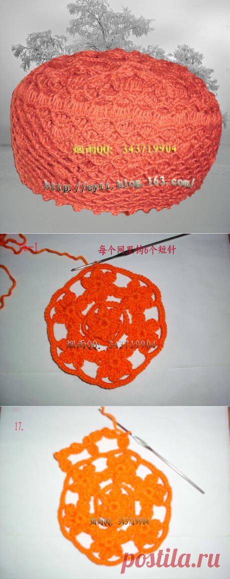 Двойная шапочка.МК верха.