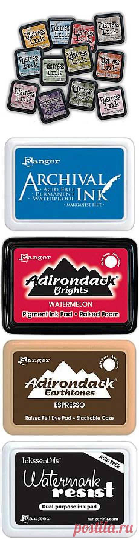 Обзор чернил для скрапбукинга — Ranger | Скрапбукинг на scraboo.ru