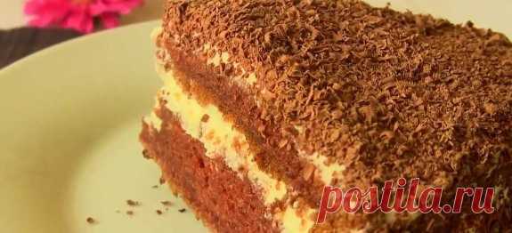 Легкий , вкусный торт на кефире