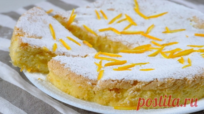 Пирог с апельсинами