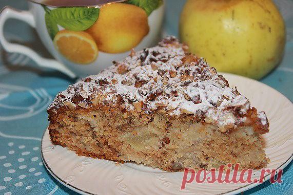 медовый пирог с яблоками