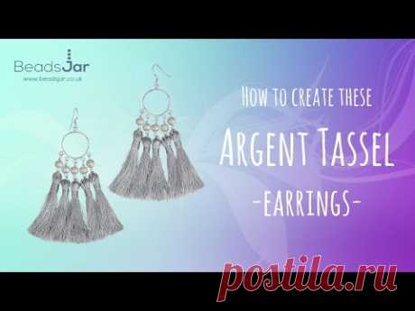 How to create these Argent Tassel earrings