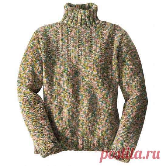 Мужские пуловеры и джемпера спицами с описанием и схемами. - Вяжи.ру - модели 6