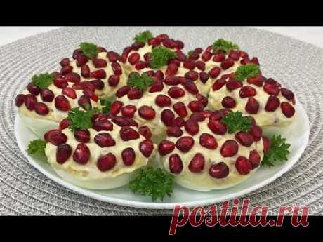 Праздничные Фаршированные Яйца с Копченой Курицей Вкуснейшая Закуска На Новый Год!!! / Stuffed Eggs