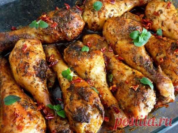 Голени куриные в духовке - пошаговый рецепт с фото на Повар.ру