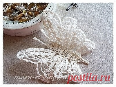 Бабочки крючком — DIYIdeas