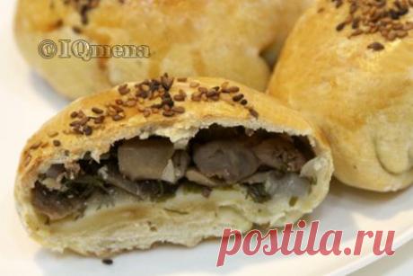 Самса с грибами