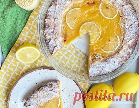 Лимонный пирог с рикоттой, пошаговый рецепт на 3100 ккал, фото, ингредиенты - @krisstinii