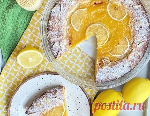 Лимонный пирог с рикоттой, пошаговый рецепт на 3100 ккал, фото, ингредиенты - @krisstinii