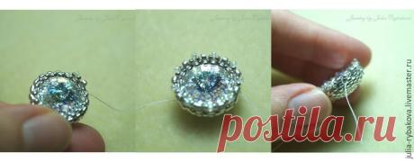 Мастер-класс: свадебные серьги из бисера с кристаллами Swarovski «Больше, чем любовь» - Ярмарка Мастеров - ручная работа, handmade