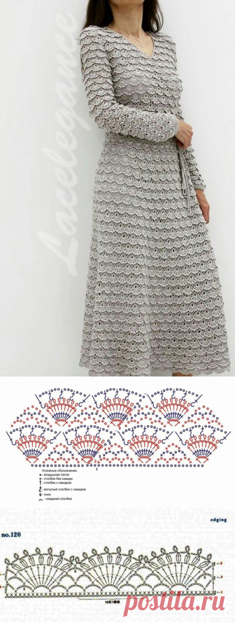 Платье из ленточного кружева