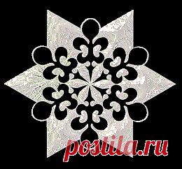 Красивые снежинки на прозрачном фоне. Можно украшать любые записи и фоны...